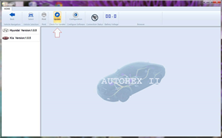 fig.1 Update button in AutohexPC