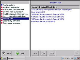 BMW Actuation Functions