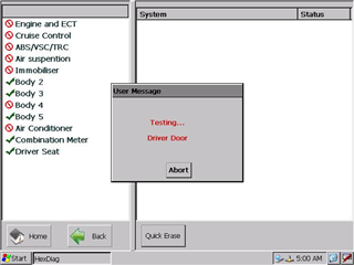 Deteting Toyota Control Units 