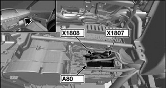 EDC-K control unit location