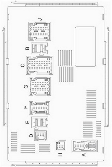 The rear SAM control unit (N10/8) 